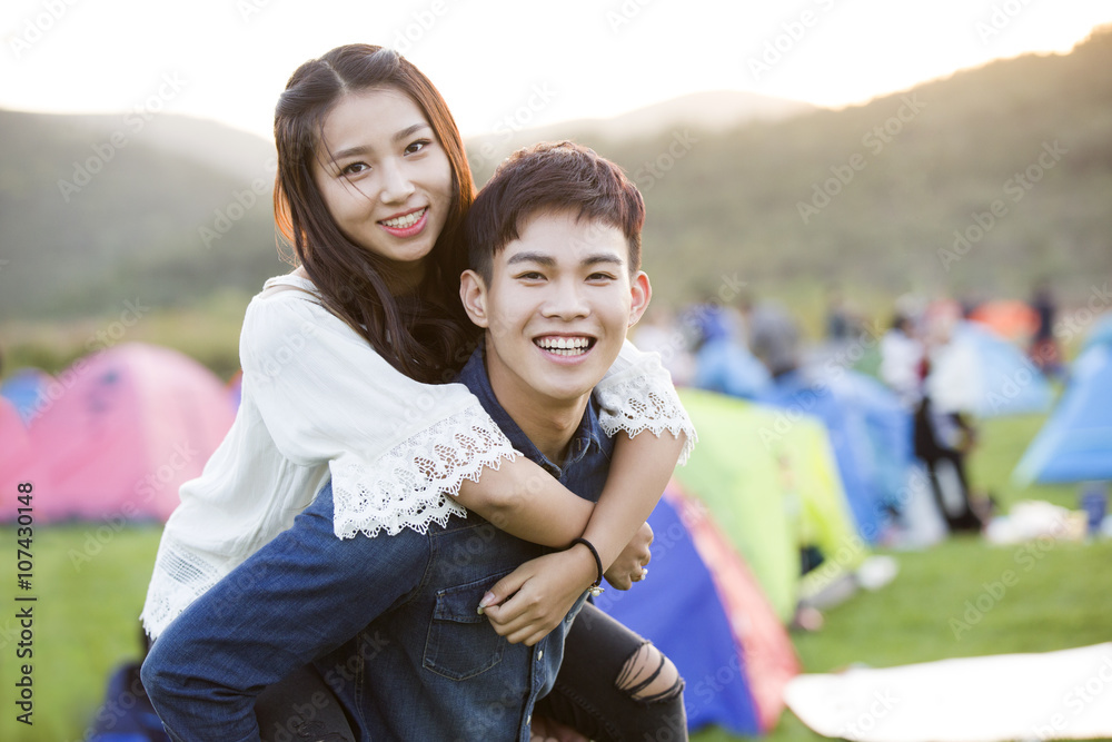 Happy young couple Happy young couple