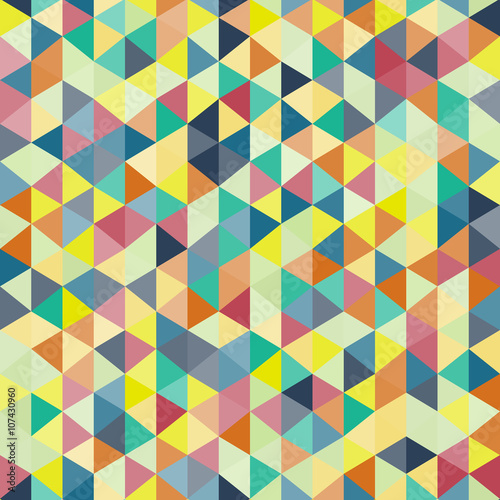 Seamless geometric background. Mosaic. Abstract vector Illustration. Can be used for wallpaper, web page background, book cover.
