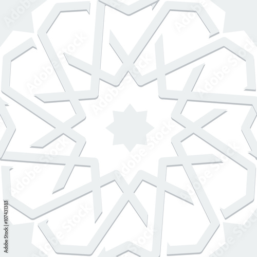 Islamic motif, sacred geometry, vector illustration