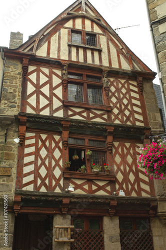 Saint-Brieuc (Brittany): half-timbered house
