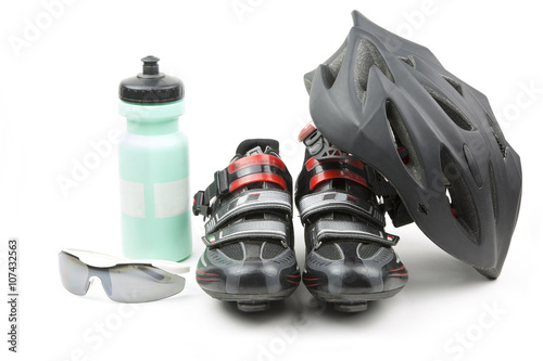 sports equipment cycling / set of racing accessories for cycling