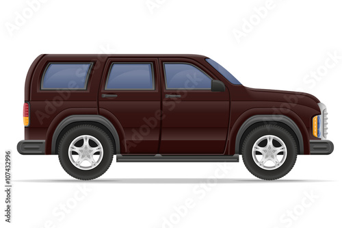 suv car vector illustration