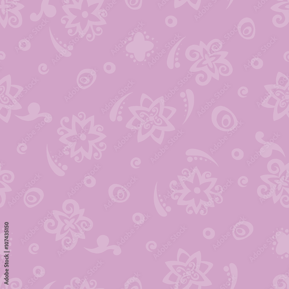 Seamless pattern violet background. Purple card. Seamless pattern background of purple flowers.