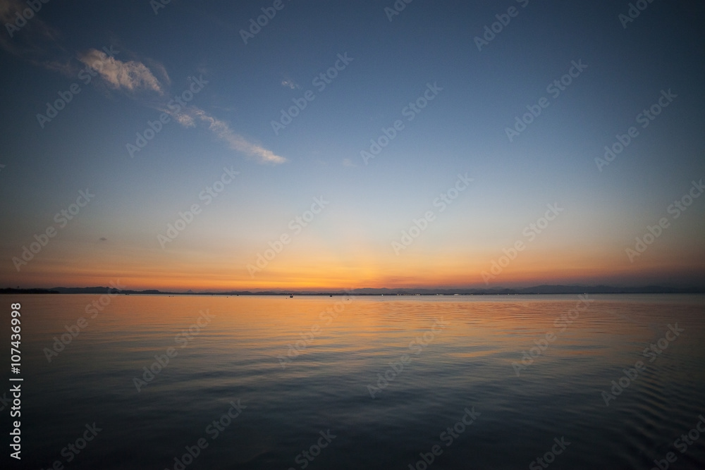 Obraz premium Sunset and twilight