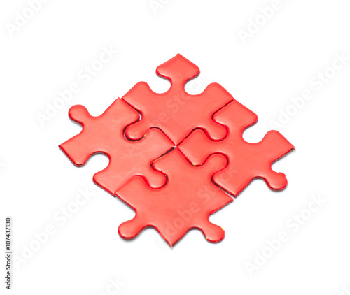 Missing jigsaw puzzle piece with light glow, business concept for completing the final puzzle piece