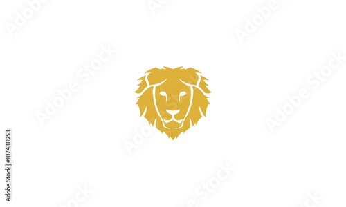 Gold lion logo