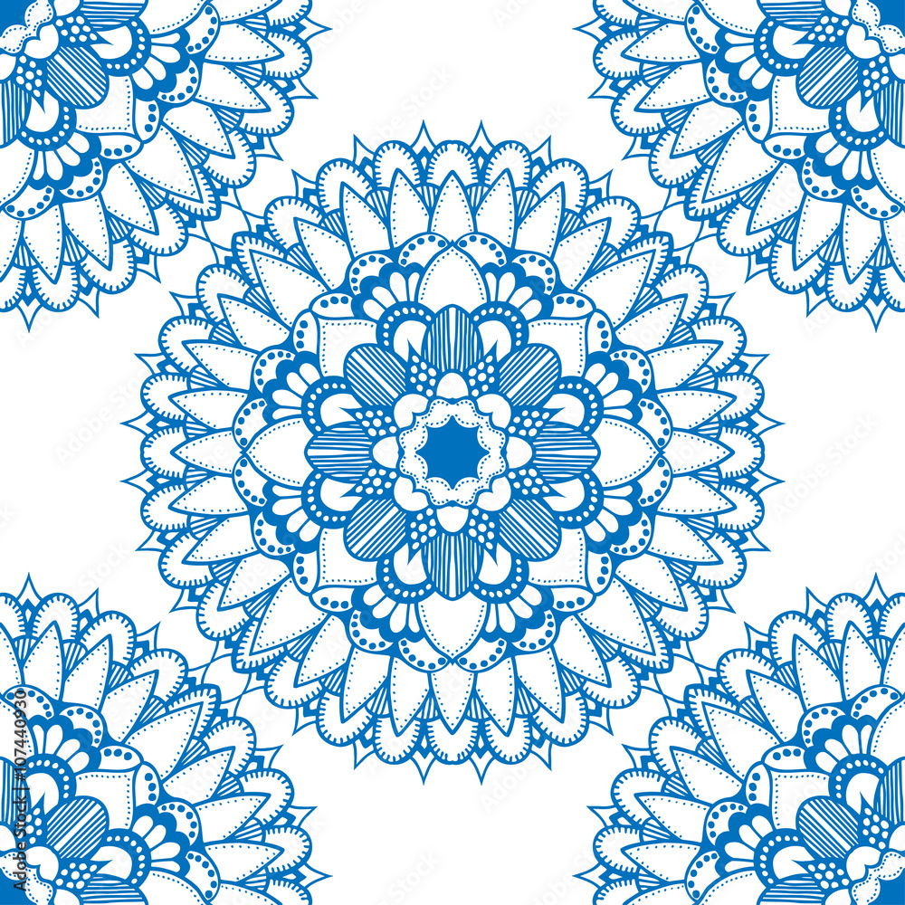 Seamless floral pattern. Seamless floral pattern.