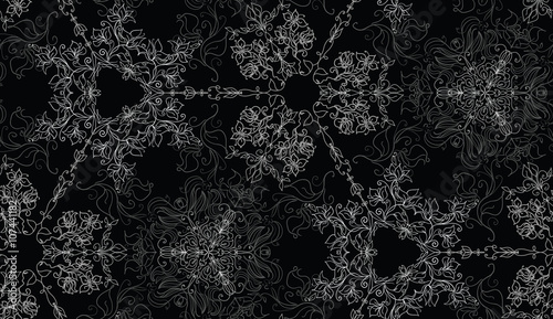 Abstract lacy seamless background