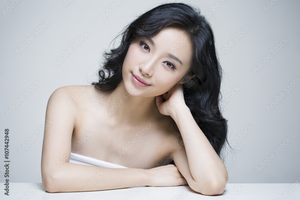 Portrait of beautiful young woman Portrait of beautiful young woman