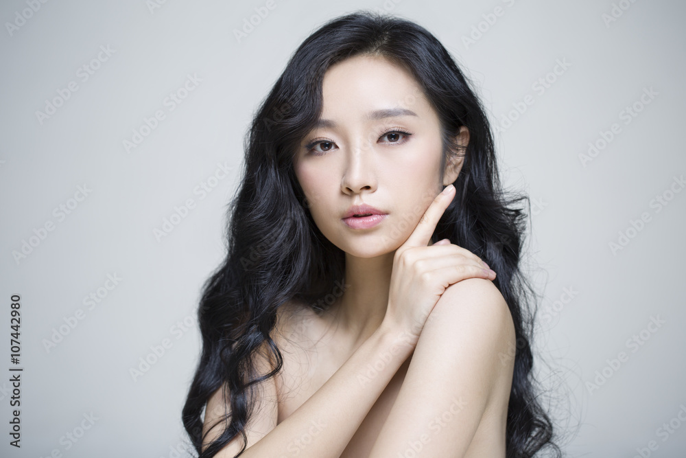 Portrait of beautiful young woman Portrait of beautiful young woman