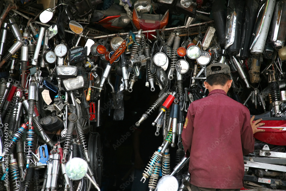 Fototapeta premium Spare parts