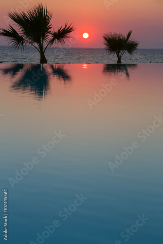 Sunset in tropical paradise © Olga Lipatova