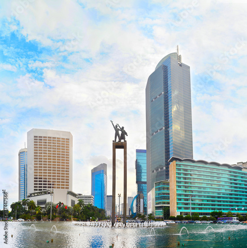 Selamat Datang Monument. Jakarta, Indonesia