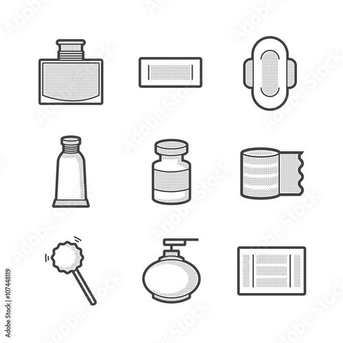 Medical Pharmacist, Basic equipment  Icons