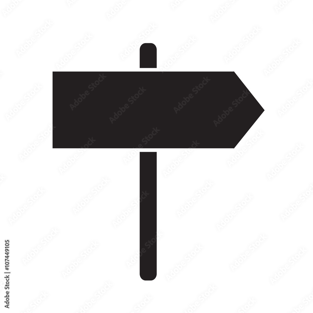 signpost icon Illustration design signpost icon Illustration design