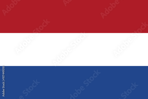 Vector of Dutch flag.