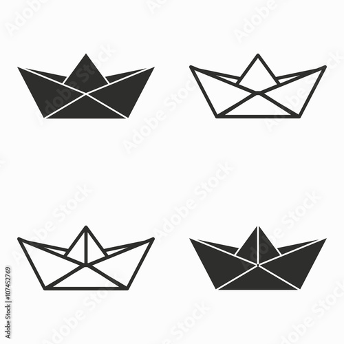 Paper  vector icons. photo