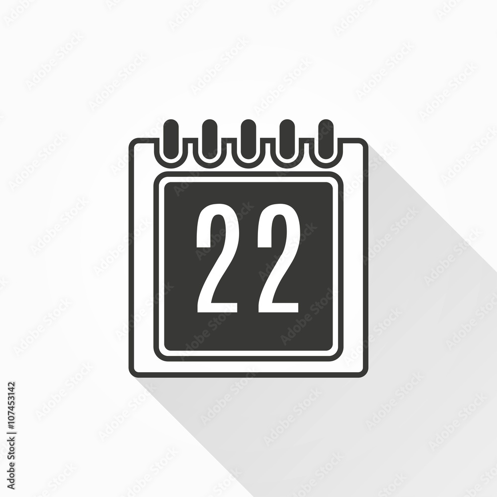 Calendar - vector icon. Calendar - vector icon.