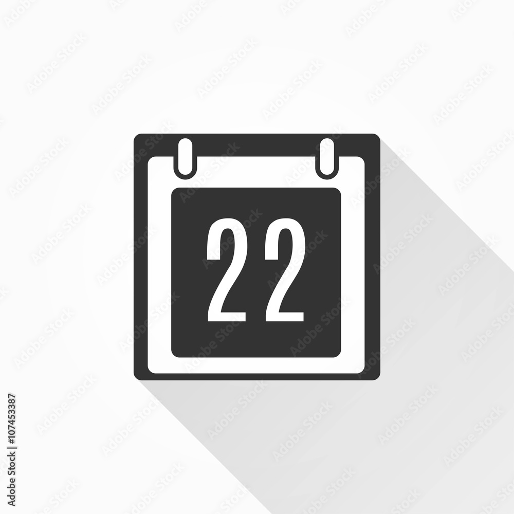 Calendar - vector icon. Calendar - vector icon.