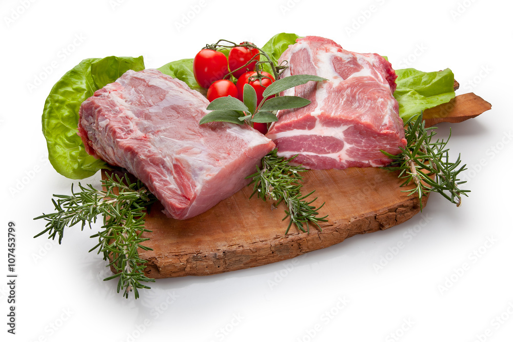 Food cousine meat composition, ingredient for eating