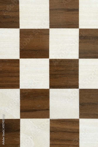 Close up shot of wooden chess board