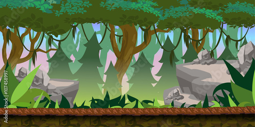  Forest Game Background