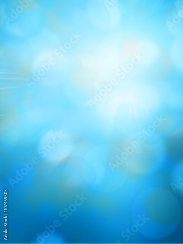 Beautiful blue background with some blurred lights on it