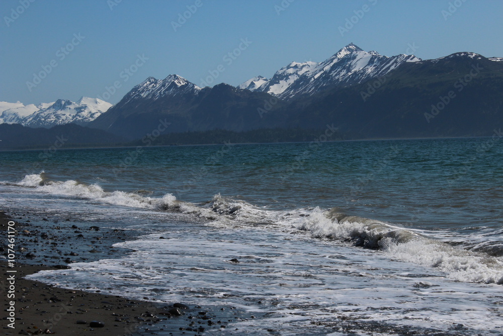 Seashore in Homer, Alaska