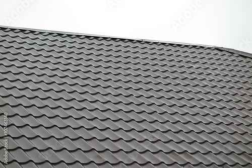 Wallpaper Mural Modern roof covered with tile effect PVC coated metal roof sheets Torontodigital.ca