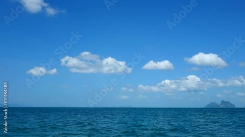 Wallpaper Mural Traveling through the sea clear blue sky, still camera Torontodigital.ca