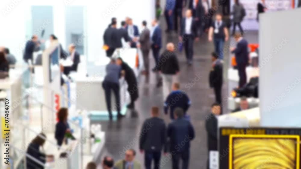 Menschenstrom auf einem Kongress