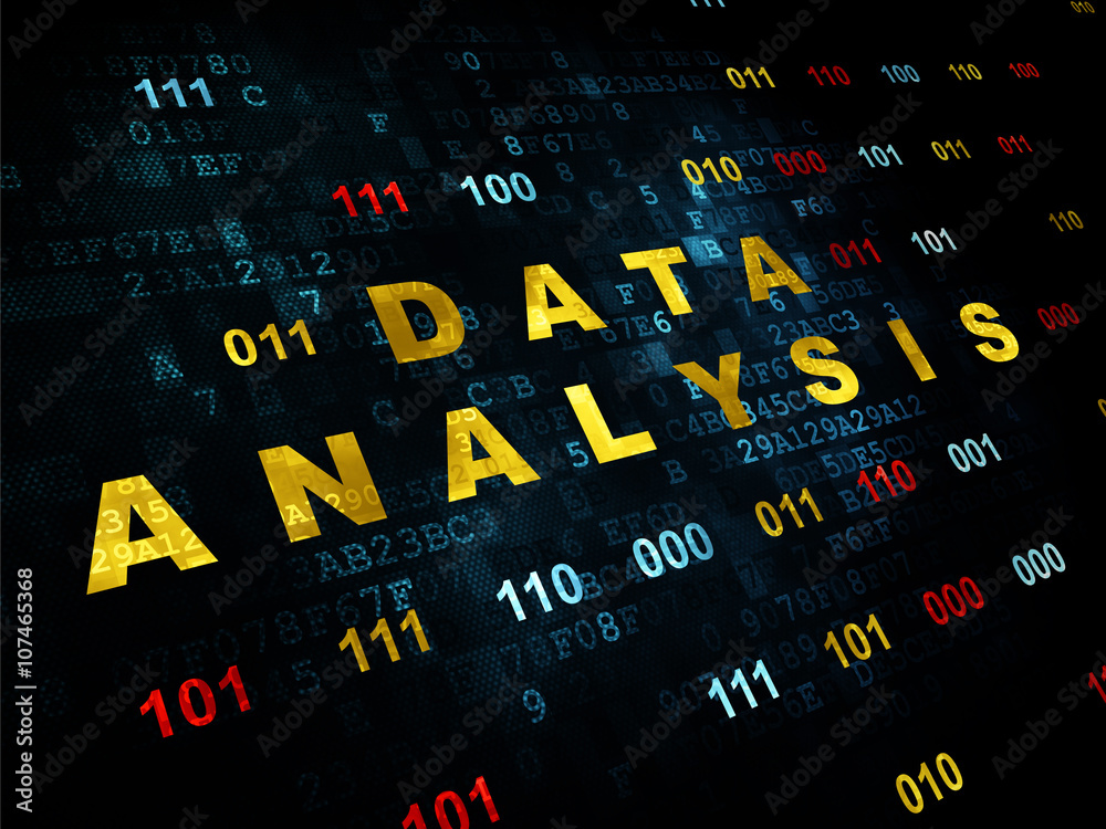 Data concept: Data Analysis on Digital background Data concept: Data Analysis on Digital background