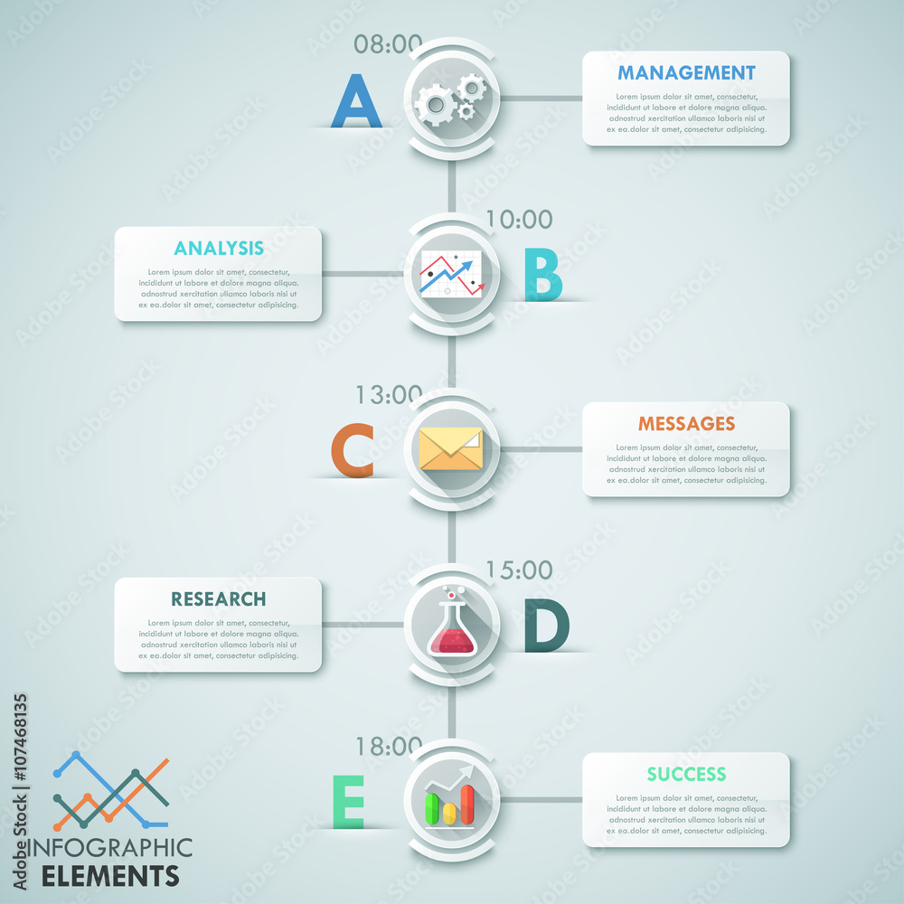 Modern infographics options banner. Modern infographics options banner.