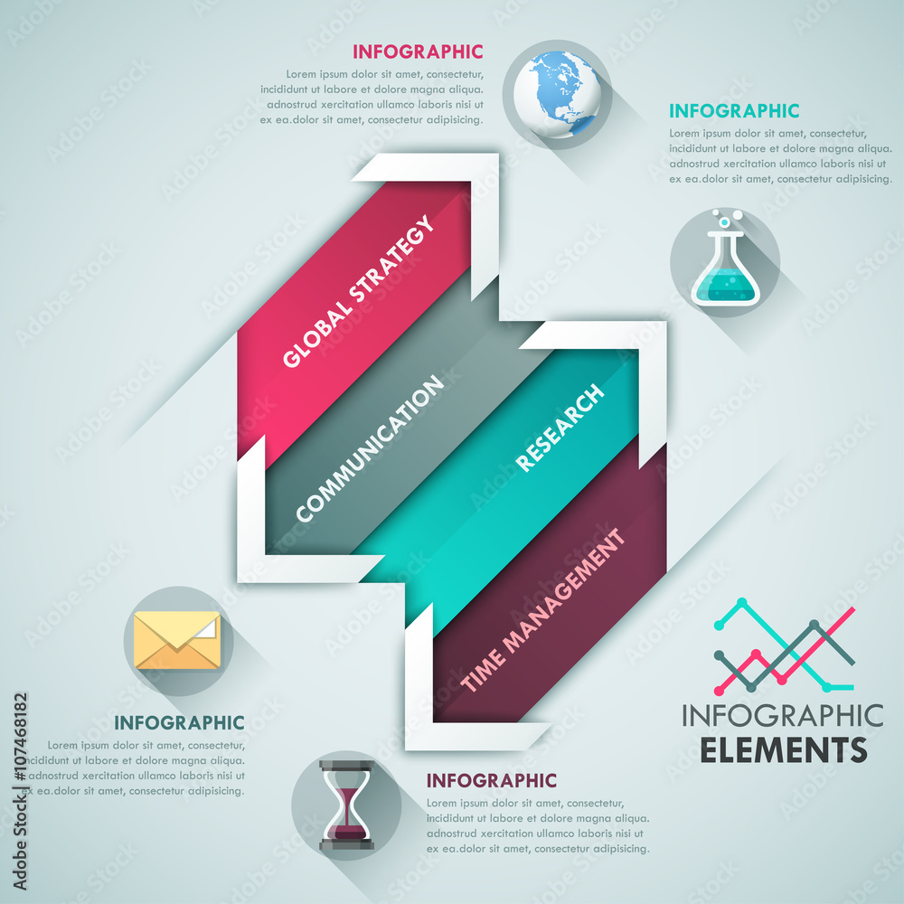 Modern infographics options banner Modern infographics options banner