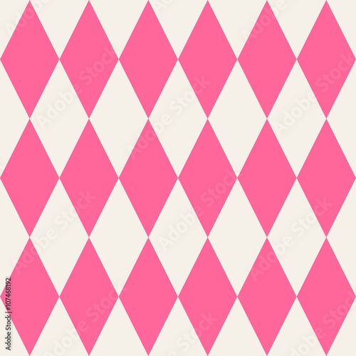 Pink tile vector pattern