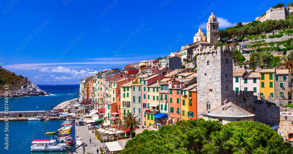 Portovenere - beautiful famous Cinque Terre in Liguria, Italy