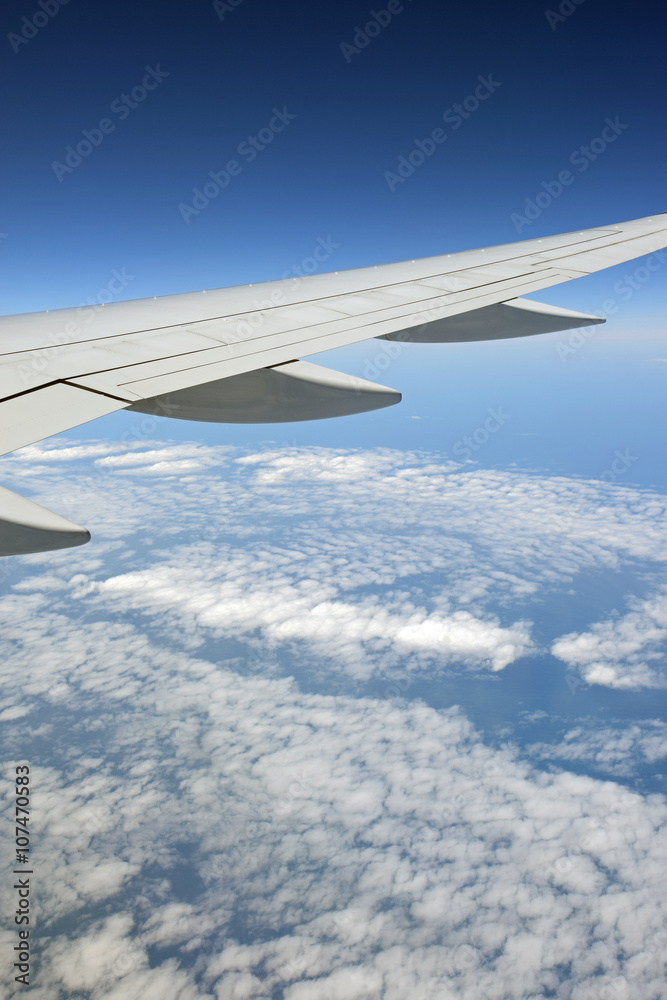 Obraz premium Blick aus einem Flugzeug