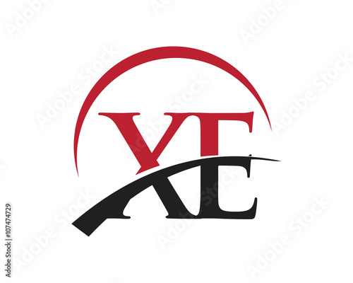 XE red letter logo swoosh