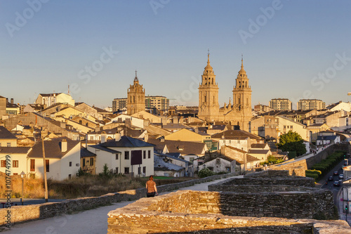 Lugo historic city center