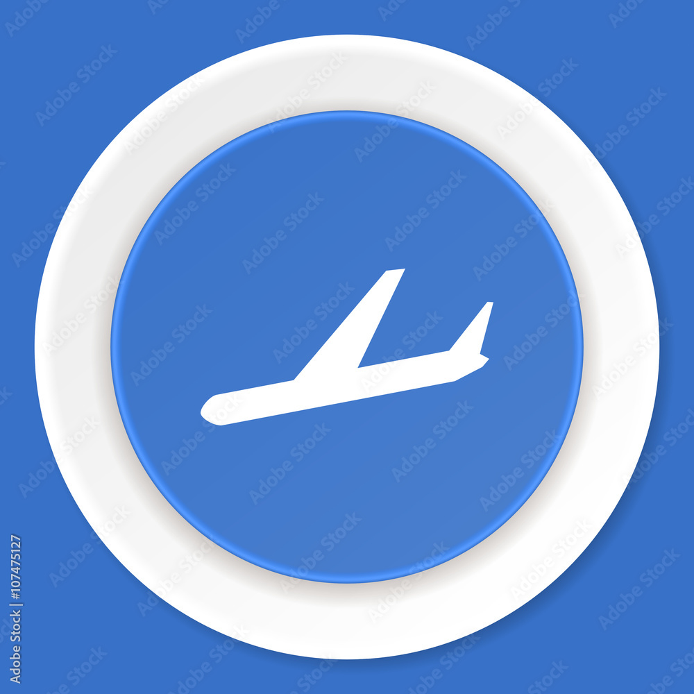 arrivals blue flat design modern web icon arrivals blue flat design modern web icon