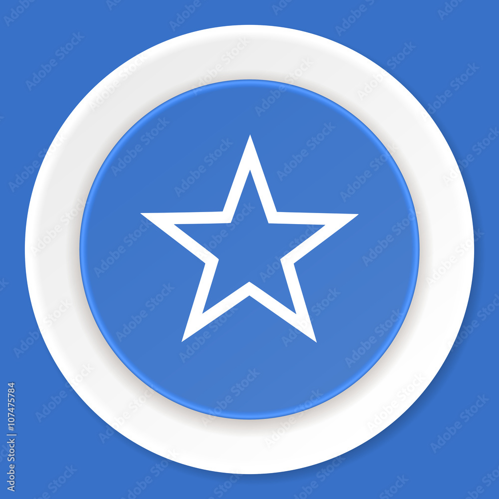 star blue flat design modern web icon star blue flat design modern web icon