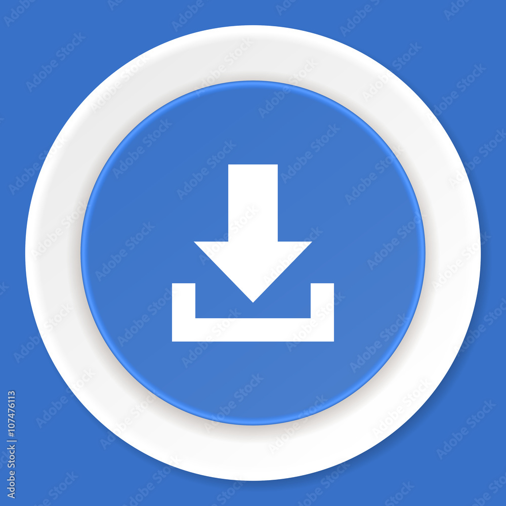 download blue flat design modern web icon download blue flat design modern web icon