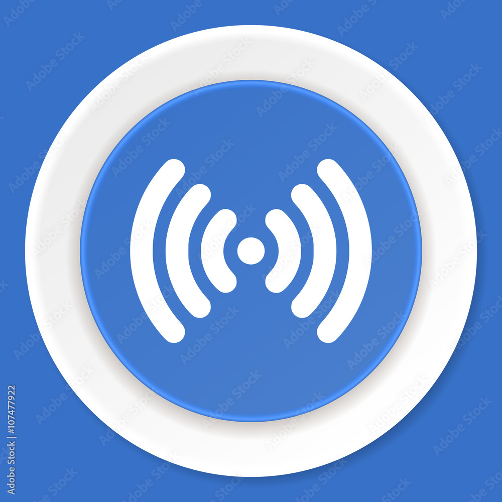 wifi blue flat design modern web icon wifi blue flat design modern web icon