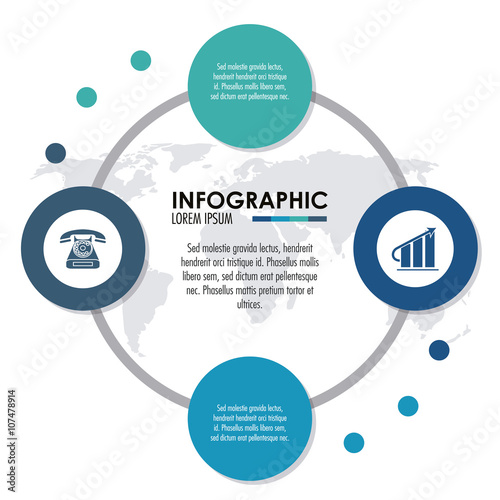 Infographic icon design , vector illustration