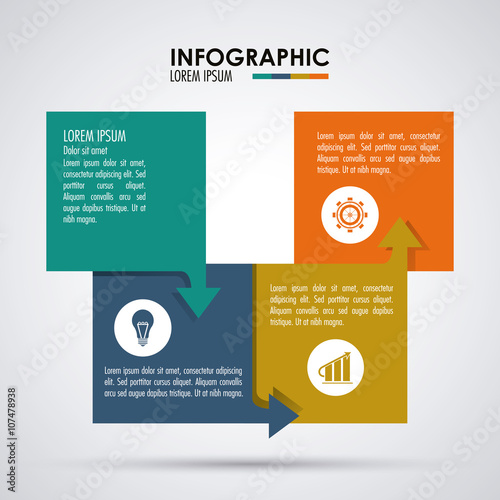 Infographic icon design , vector illustration