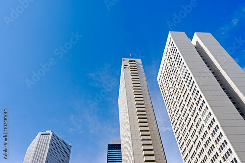 Office buildings at Shinjuku district of Tokyo in Japan
