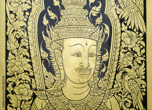 pattern in traditional Thai...