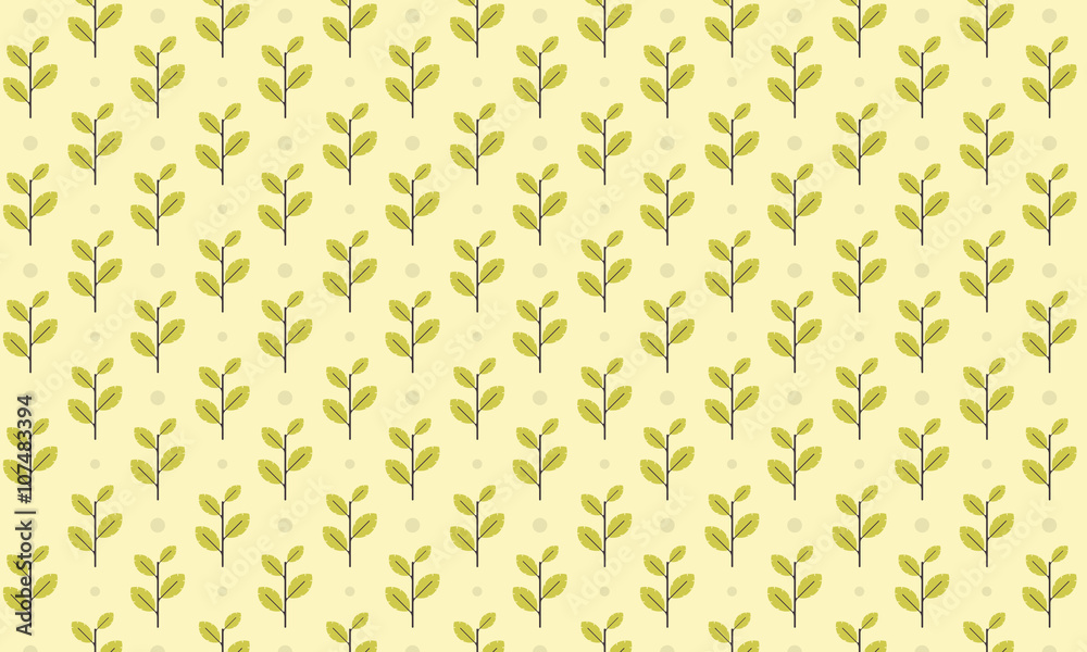 Leaf seamless pattern background. leaf pattern background. vecto
