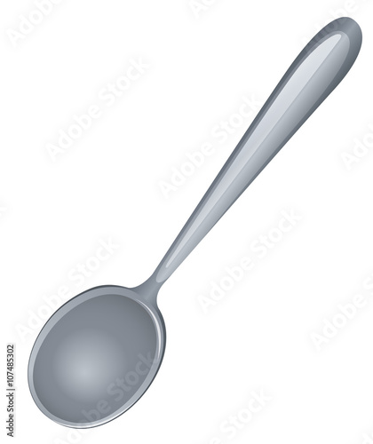 Spoon made of stainless steel