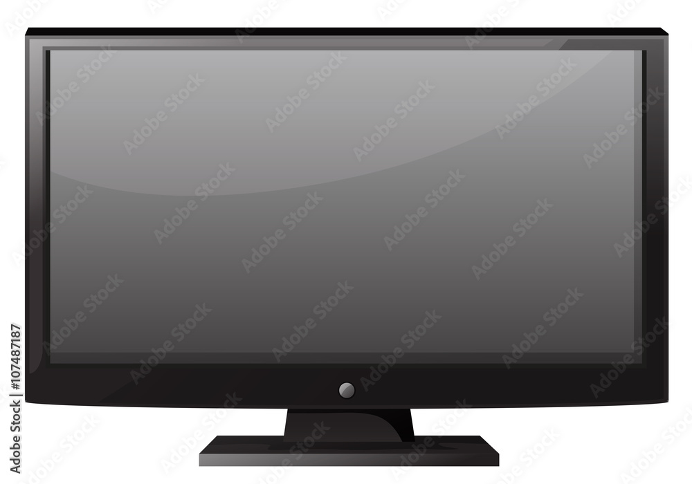 Television with flat screen Television with flat screen
